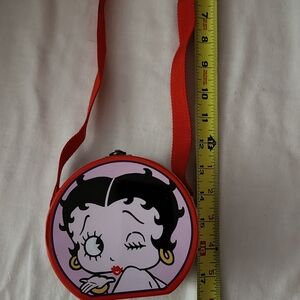 Betty Boop Red Round Bag